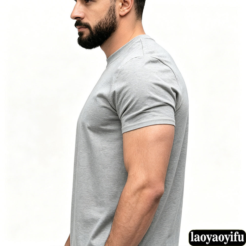 Camiseta Vintage con Estampado - Undershirt Crew Neck reseña y precio